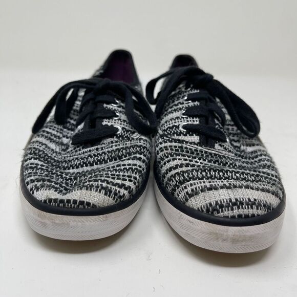 Keds Women's Champion Metallic Woven Stripe Fashion Sneakers Size 7.5 US - Picture 3 of 9